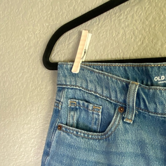 Old Navy Drapey Denim Baggy Wide Leg Jeans Size 4 - Picture 3 of 10